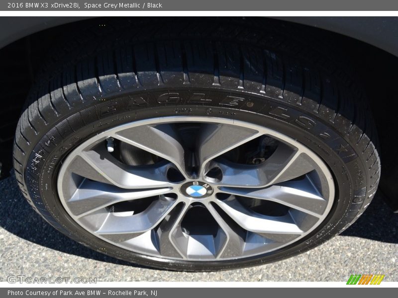 Space Grey Metallic / Black 2016 BMW X3 xDrive28i