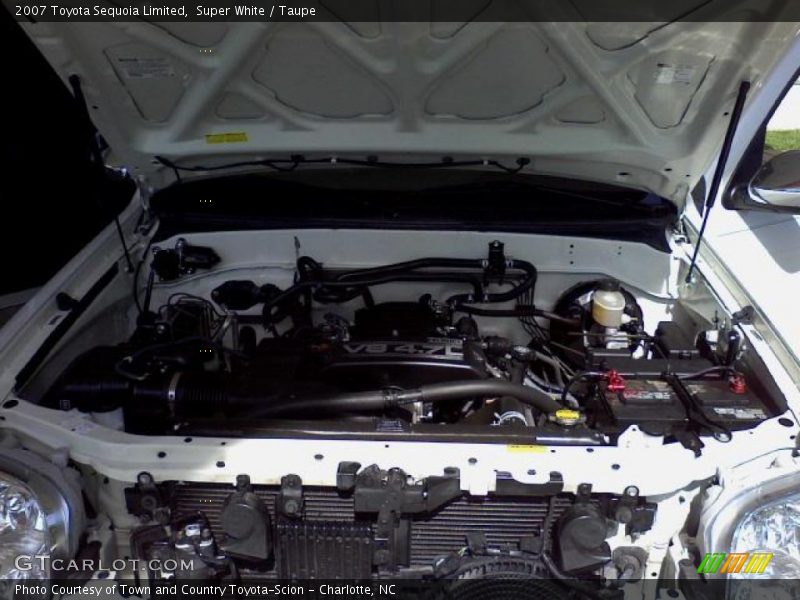 Super White / Taupe 2007 Toyota Sequoia Limited
