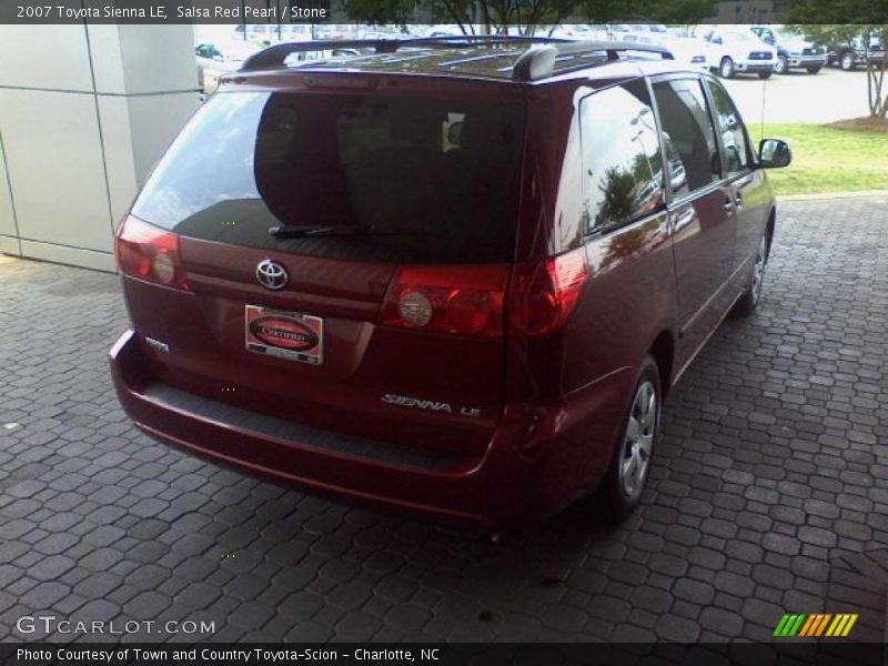 Salsa Red Pearl / Stone 2007 Toyota Sienna LE