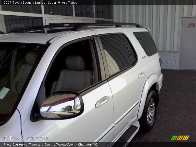 Super White / Taupe 2007 Toyota Sequoia Limited