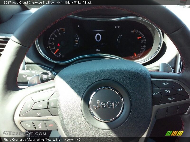Bright White / Black 2017 Jeep Grand Cherokee Trailhawk 4x4
