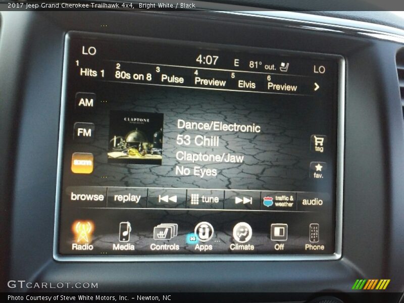 Bright White / Black 2017 Jeep Grand Cherokee Trailhawk 4x4