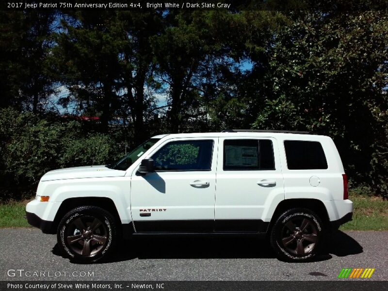 Bright White / Dark Slate Gray 2017 Jeep Patriot 75th Anniversary Edition 4x4