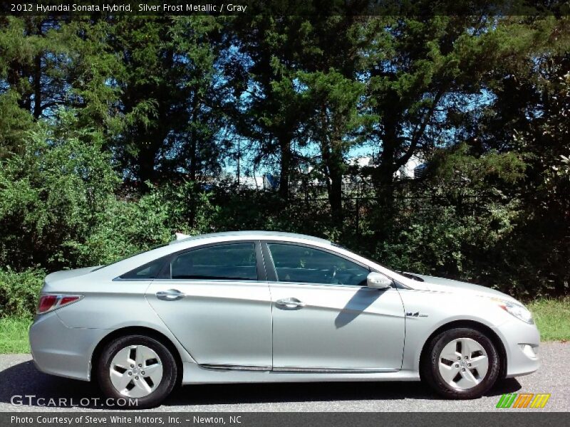 Silver Frost Metallic / Gray 2012 Hyundai Sonata Hybrid