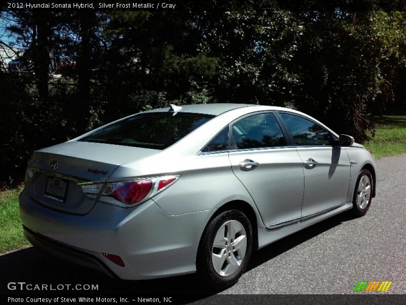 Silver Frost Metallic / Gray 2012 Hyundai Sonata Hybrid