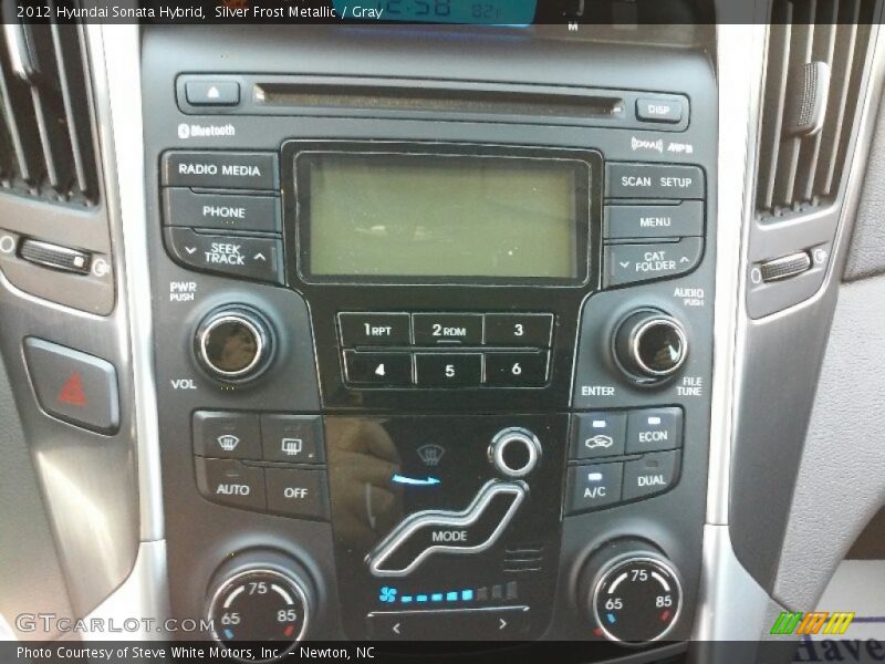 Silver Frost Metallic / Gray 2012 Hyundai Sonata Hybrid