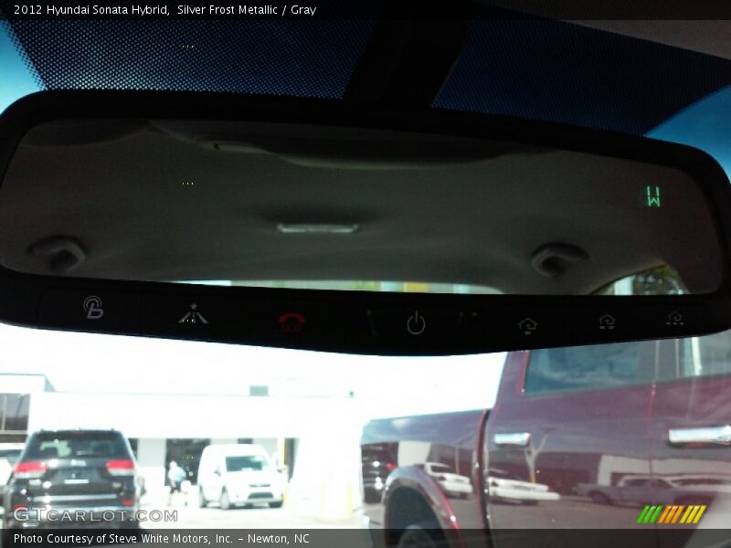 Silver Frost Metallic / Gray 2012 Hyundai Sonata Hybrid