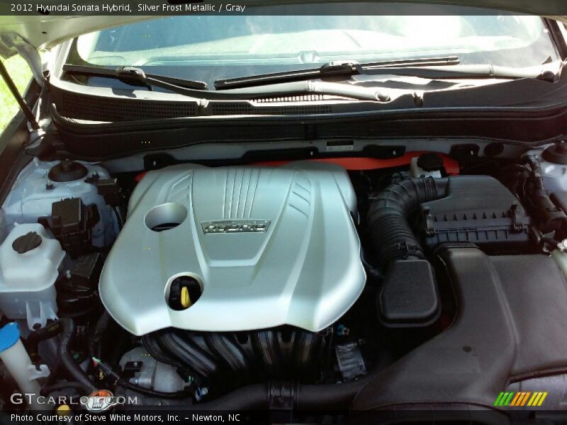 Silver Frost Metallic / Gray 2012 Hyundai Sonata Hybrid