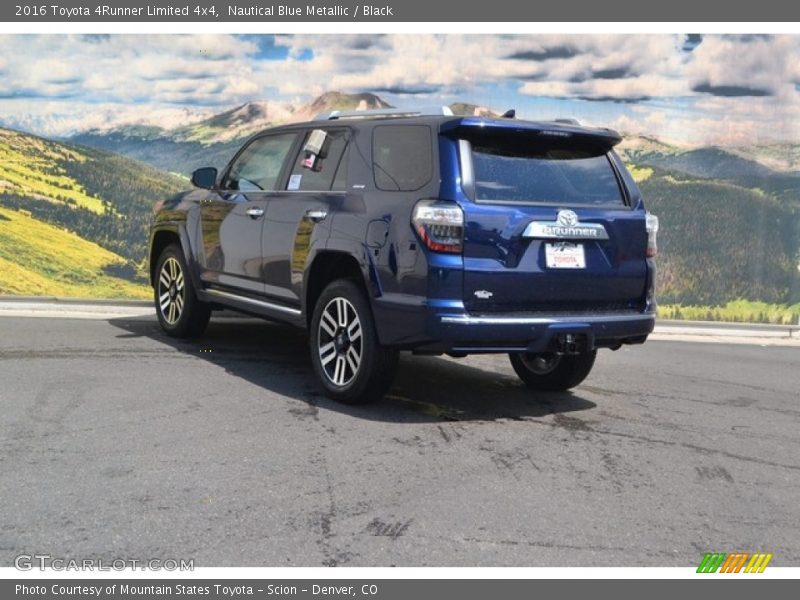 Nautical Blue Metallic / Black 2016 Toyota 4Runner Limited 4x4
