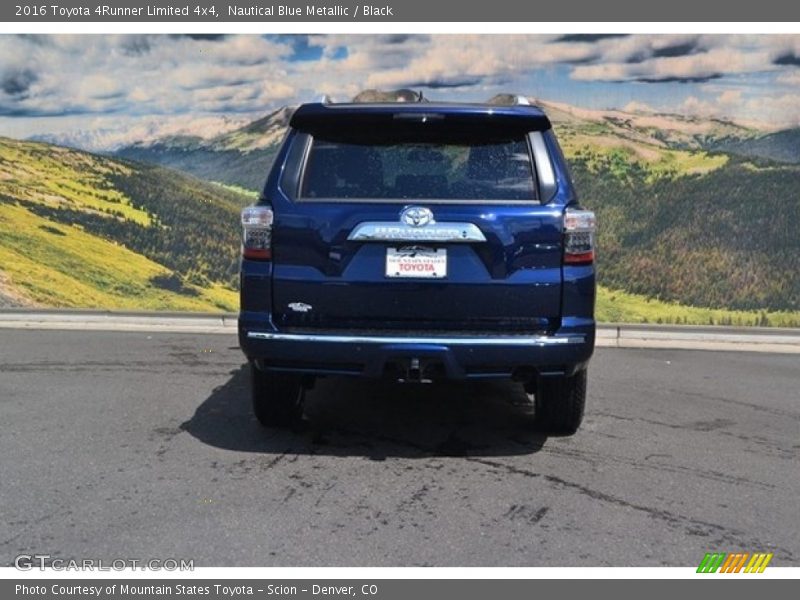 Nautical Blue Metallic / Black 2016 Toyota 4Runner Limited 4x4