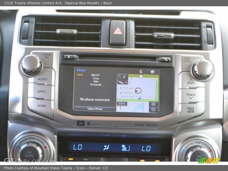 Nautical Blue Metallic / Black 2016 Toyota 4Runner Limited 4x4