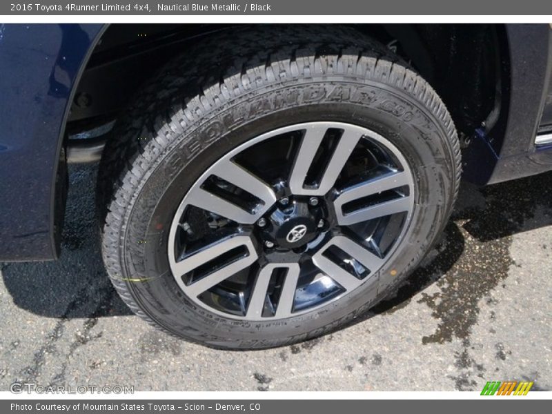 Nautical Blue Metallic / Black 2016 Toyota 4Runner Limited 4x4
