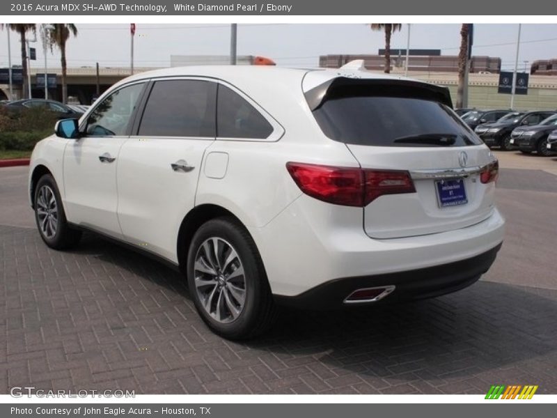 White Diamond Pearl / Ebony 2016 Acura MDX SH-AWD Technology
