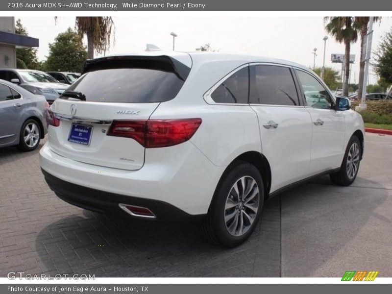 White Diamond Pearl / Ebony 2016 Acura MDX SH-AWD Technology