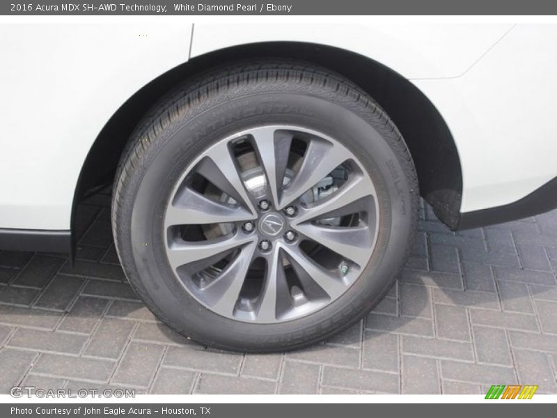 White Diamond Pearl / Ebony 2016 Acura MDX SH-AWD Technology