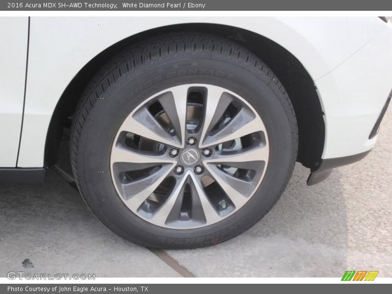 White Diamond Pearl / Ebony 2016 Acura MDX SH-AWD Technology