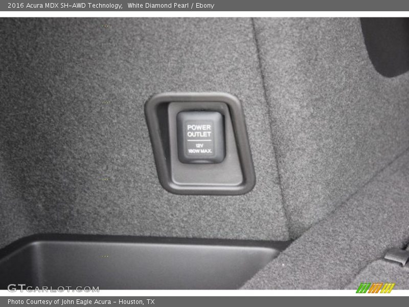 White Diamond Pearl / Ebony 2016 Acura MDX SH-AWD Technology