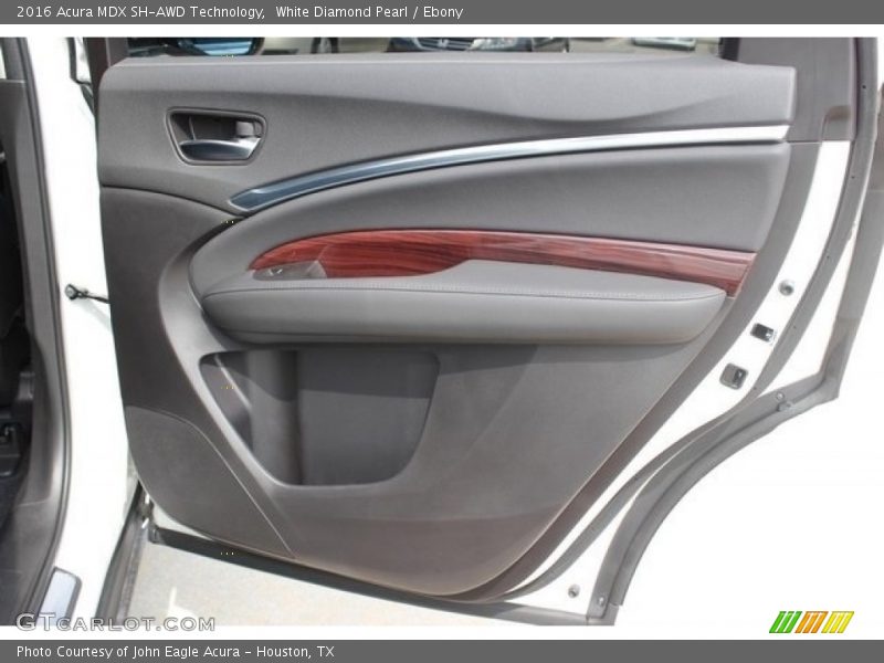 White Diamond Pearl / Ebony 2016 Acura MDX SH-AWD Technology