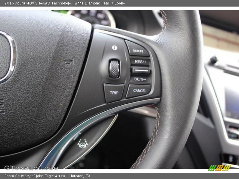 White Diamond Pearl / Ebony 2016 Acura MDX SH-AWD Technology