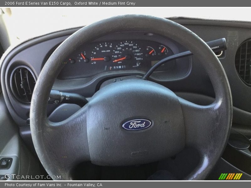 Oxford White / Medium Flint Grey 2006 Ford E Series Van E150 Cargo