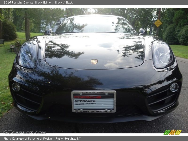 Black / Black 2016 Porsche Cayman Black Edition