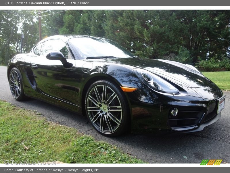 Black / Black 2016 Porsche Cayman Black Edition