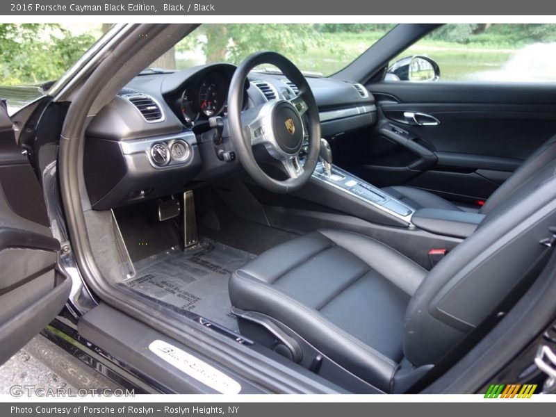  2016 Cayman Black Edition Black Interior