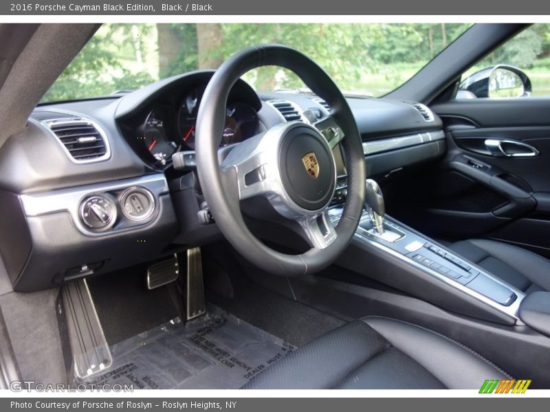 Black / Black 2016 Porsche Cayman Black Edition