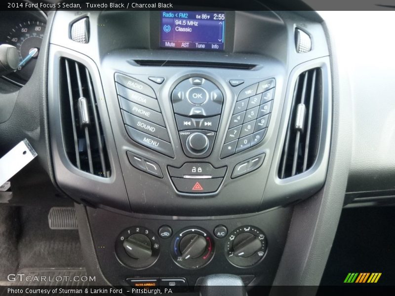 Tuxedo Black / Charcoal Black 2014 Ford Focus S Sedan