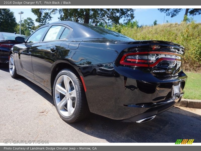 Pitch Black / Black 2016 Dodge Charger R/T