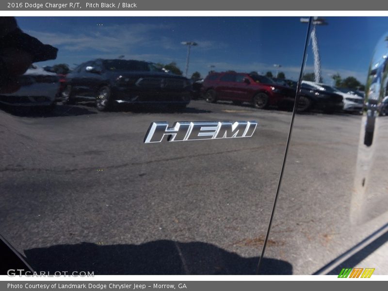 Pitch Black / Black 2016 Dodge Charger R/T