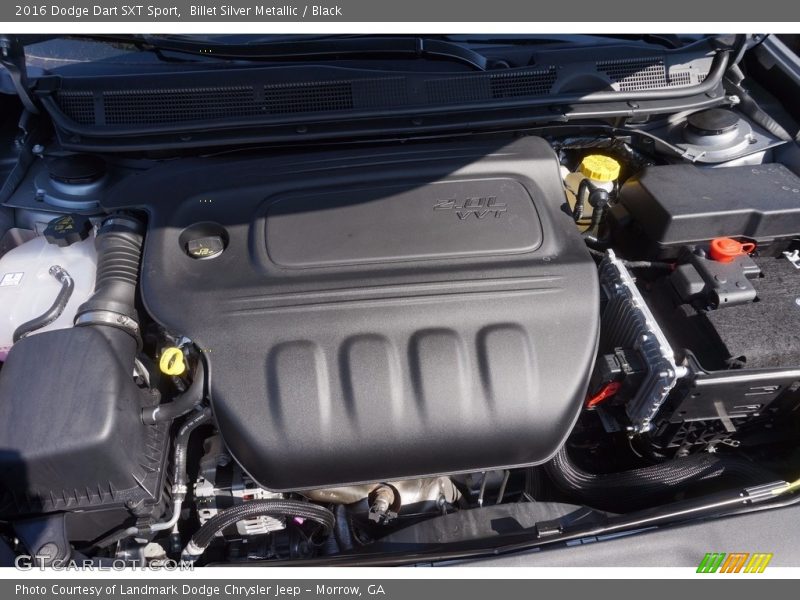 Billet Silver Metallic / Black 2016 Dodge Dart SXT Sport