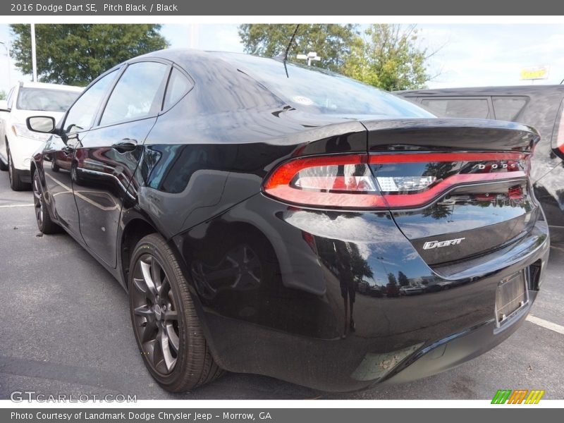 Pitch Black / Black 2016 Dodge Dart SE