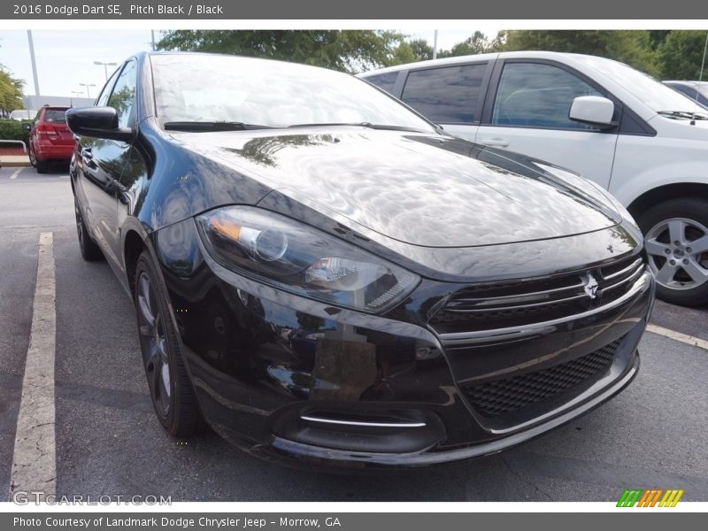 Pitch Black / Black 2016 Dodge Dart SE