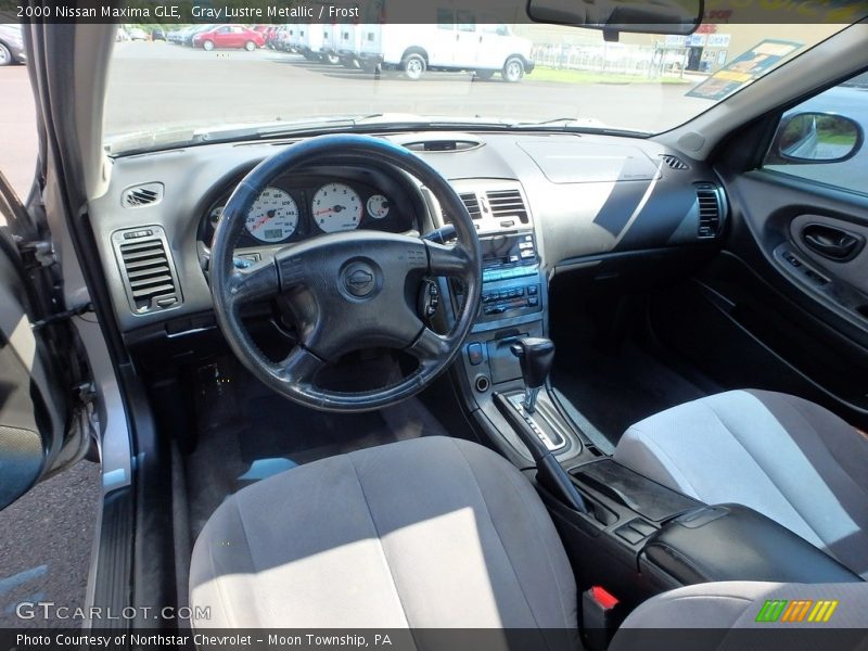 Gray Lustre Metallic / Frost 2000 Nissan Maxima GLE