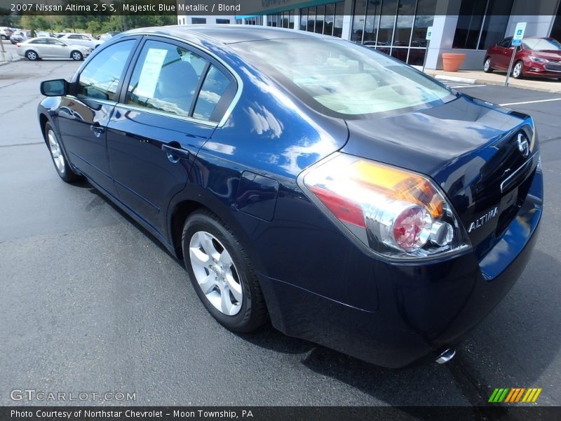 Majestic Blue Metallic / Blond 2007 Nissan Altima 2.5 S