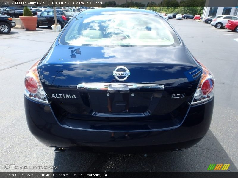 Majestic Blue Metallic / Blond 2007 Nissan Altima 2.5 S