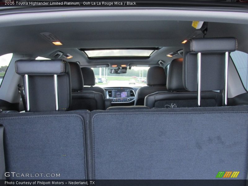 Ooh La La Rouge Mica / Black 2016 Toyota Highlander Limited Platinum