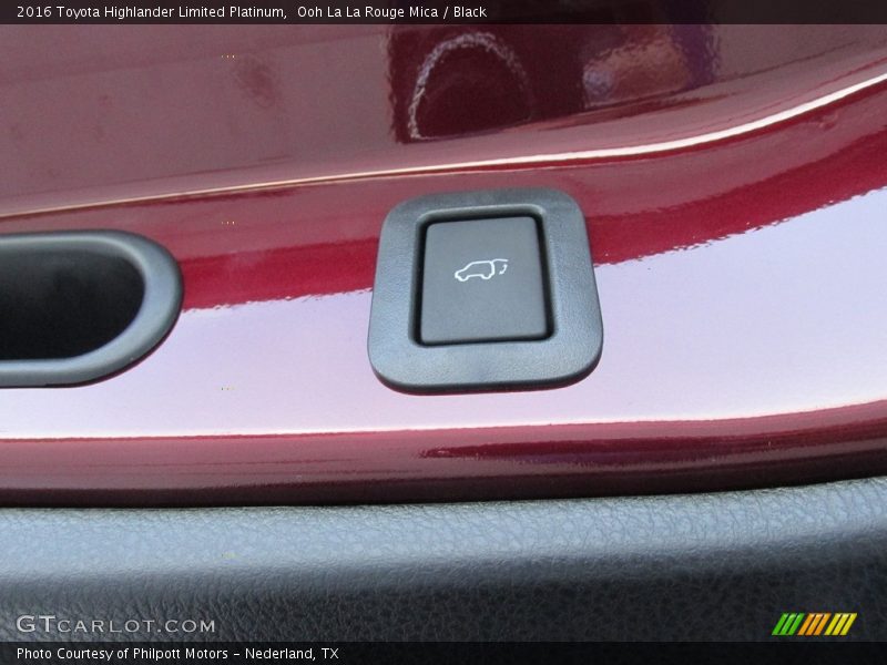 Ooh La La Rouge Mica / Black 2016 Toyota Highlander Limited Platinum