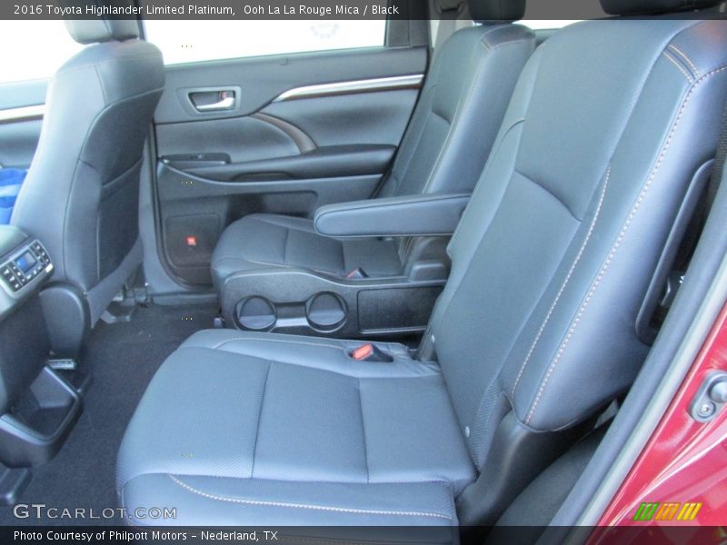 Ooh La La Rouge Mica / Black 2016 Toyota Highlander Limited Platinum
