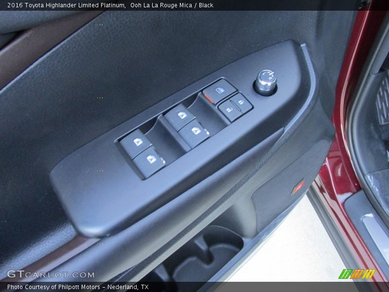 Ooh La La Rouge Mica / Black 2016 Toyota Highlander Limited Platinum