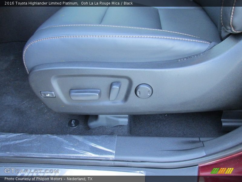 Ooh La La Rouge Mica / Black 2016 Toyota Highlander Limited Platinum