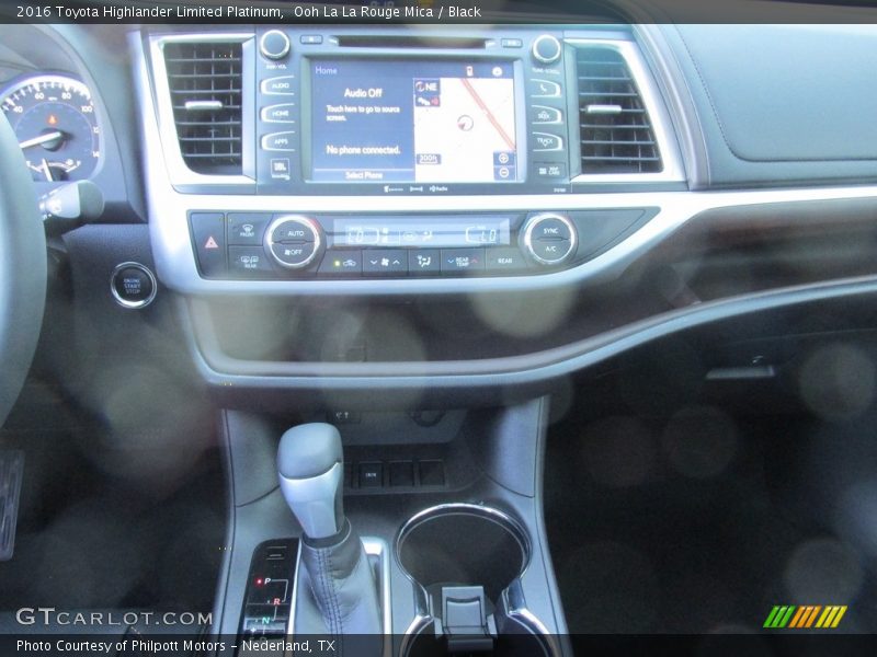 Ooh La La Rouge Mica / Black 2016 Toyota Highlander Limited Platinum