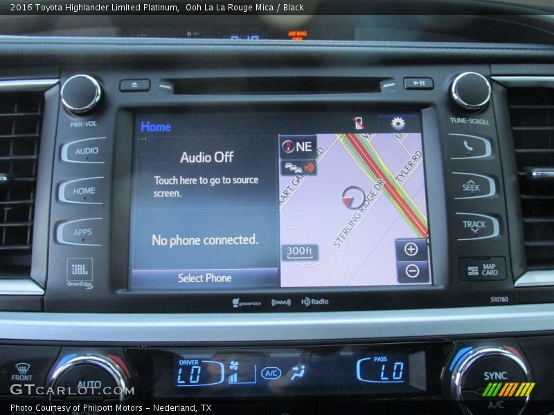 Ooh La La Rouge Mica / Black 2016 Toyota Highlander Limited Platinum