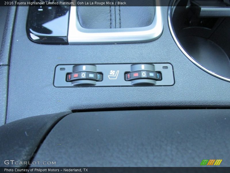 Ooh La La Rouge Mica / Black 2016 Toyota Highlander Limited Platinum