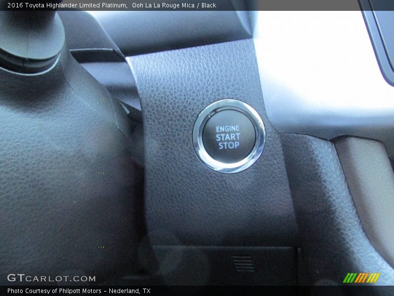 Ooh La La Rouge Mica / Black 2016 Toyota Highlander Limited Platinum