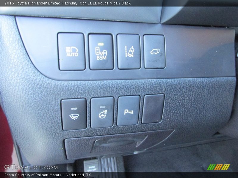 Ooh La La Rouge Mica / Black 2016 Toyota Highlander Limited Platinum