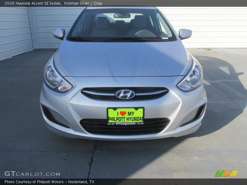 Ironman Silver / Gray 2016 Hyundai Accent SE Sedan