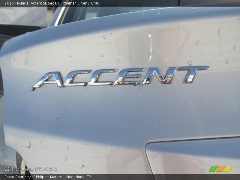 Ironman Silver / Gray 2016 Hyundai Accent SE Sedan