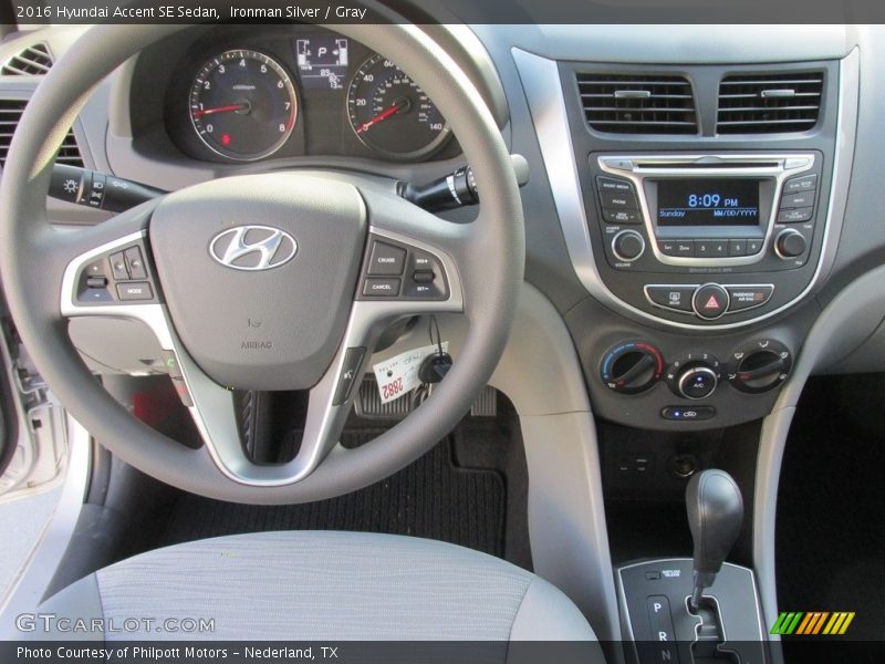 Ironman Silver / Gray 2016 Hyundai Accent SE Sedan